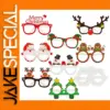 Festive Set of 9 Christmas Paper Glasses