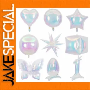19-Inch Iridescent Foil Celebration Balloon