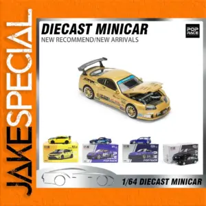 Gold Diecast Car Model 1:64 Scale for Collectors