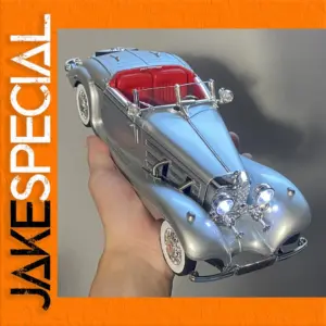 1936 Benz 500K Diecast Model in Silver