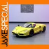 Yellow Alloy 1:32 Scale Sports Car Model
