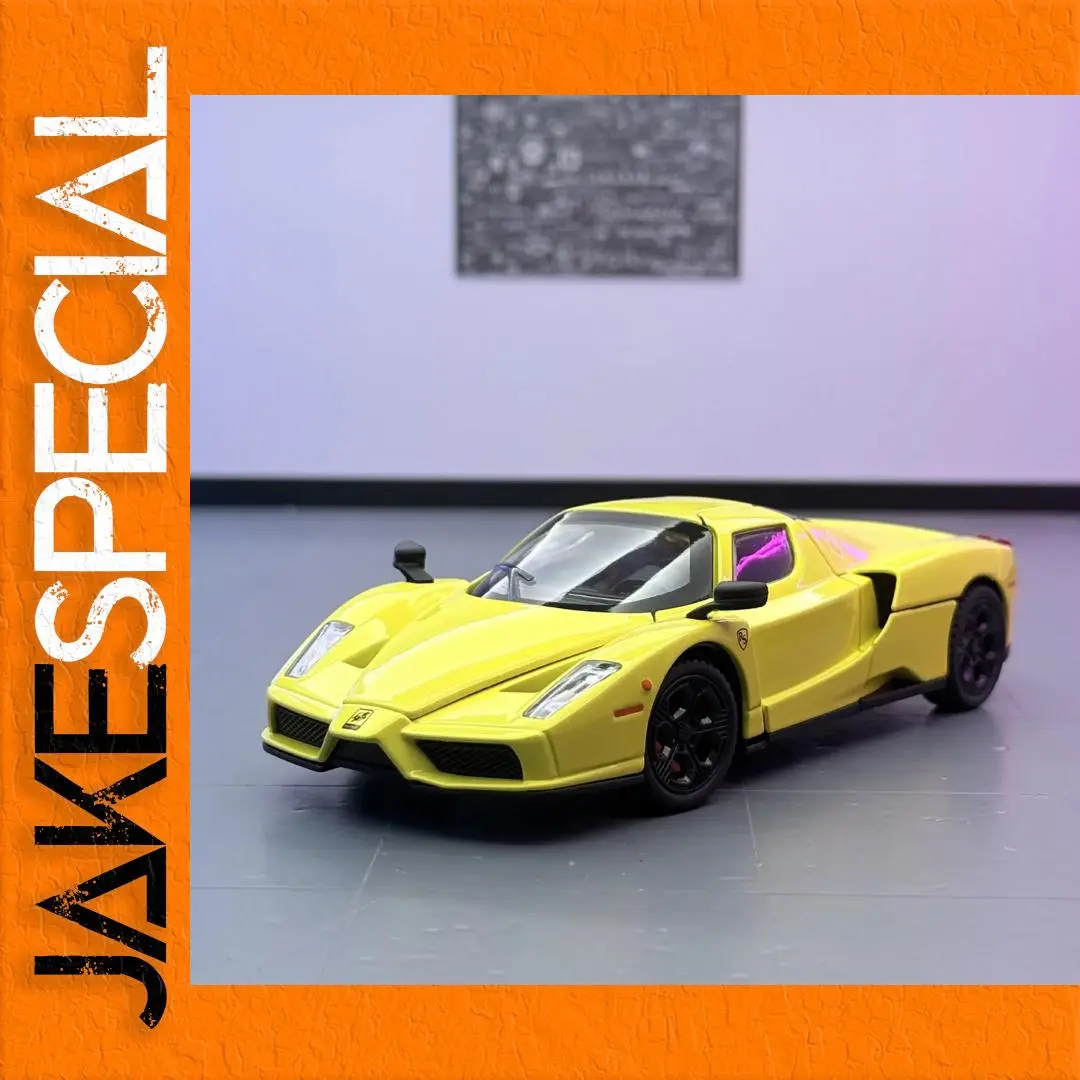 Yellow Alloy 1:32 Scale Sports Car Model 1 Yellow Alloy 1:32 Scale Sports Car Model