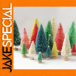 Colorful Mini Christmas Tree Set for Holidays