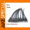 Black 18cm DC Power Cable Set for LED & CCTV
