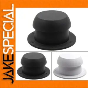 Mushroom-Shaped RV Vent Cap in Black or White