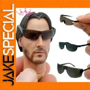 Black Sunglasses for 1/6 Scale Action Figures