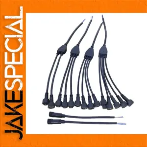 IP67 Waterproof 2-Pin LED Splitter for Outdoor Use