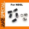 NDSL Hinge Shaft Set - Black Metal Caps