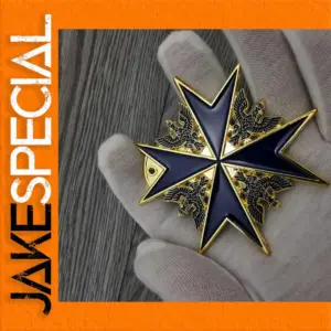 German Black Eagle Medal Badge 74mm Zinc Alloy