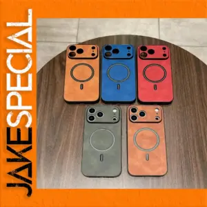 Magnetic Leather Case for iPhone 17 Series