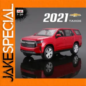 Vibrant Red 1:26 Chevrolet Tahoe Diecast Model