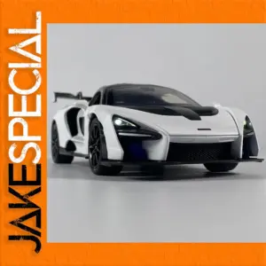 White McLaren Senna 1:24 Diecast Model