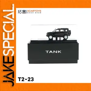 Black 1:64 Die-Cast Tank Model by XCARTOYS