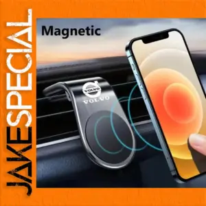 Magnetic Car Phone Holder in Silver