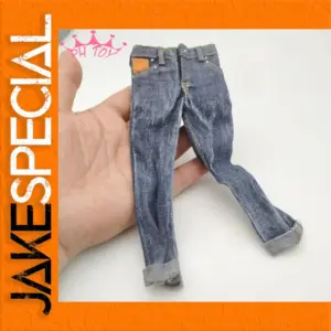 1/6 Scale Blue Jeans for 12-Inch Action Figures