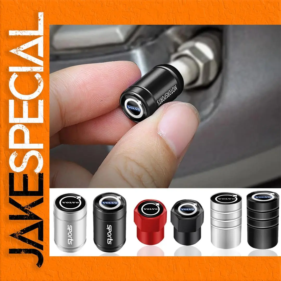 Aluminum Alloy Valve Caps for Vehicles (Set of 4) 1 Aluminum Alloy Valve Caps for Vehicles (Set of 4)