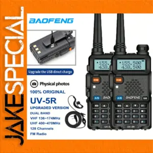 Baofeng UV-5R Dual-Band Radio Transceiver