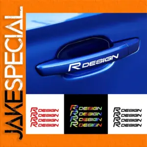 Reflective Vinyl Decal for R Design Vehicles