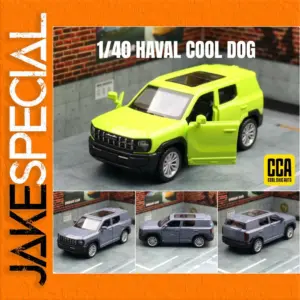 Vibrant Neon Green Haval Cool Dog SUV Model