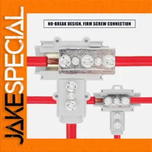 High-Power 3-Way T-Type Cable Splitter