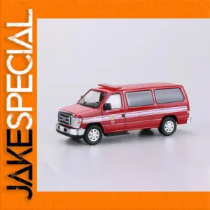 Ford E350 Fire Van 1:64 Scale Diecast Model