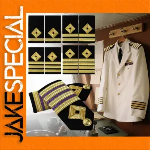 Merchant Marine Bullion Epaulette Set