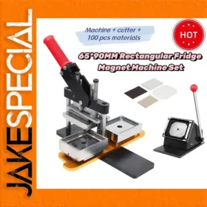 65x90mm DIY Magnetic Fridge Magnet Press Set