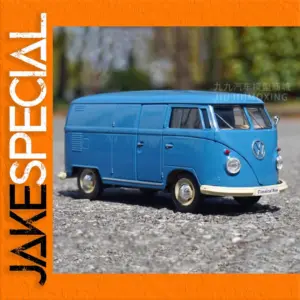 Vintage Blue 1963 VW T1 Bus Model