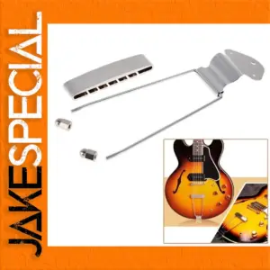 242F Chrome 6 String Guitar Tailpiece