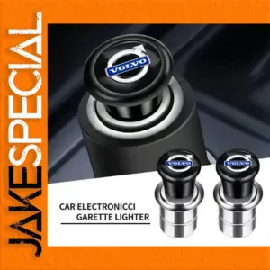 12V Cigarette Lighter Socket Plug with Emblem