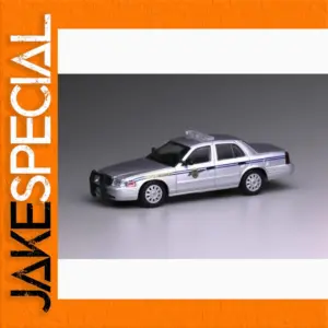 1:64 Scale Alloy Police Car Model for Collectors
