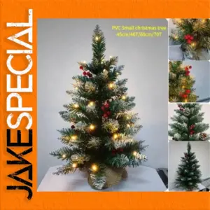 Mini Artificial Christmas Tree with LED Lights
