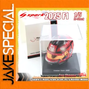 Haas Ocon 2025 F1 Helmet Resin Miniature