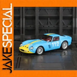 Vibrant Blue Ferrari 250 GTO Diecast Model