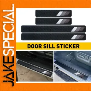 Toyota Door Sill Protection Set with Carbon Fiber Finish