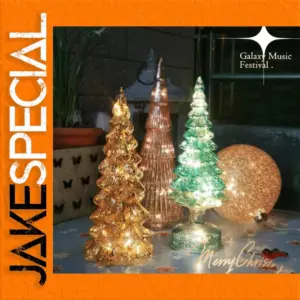Lighted Glass Christmas Tree Decor Set