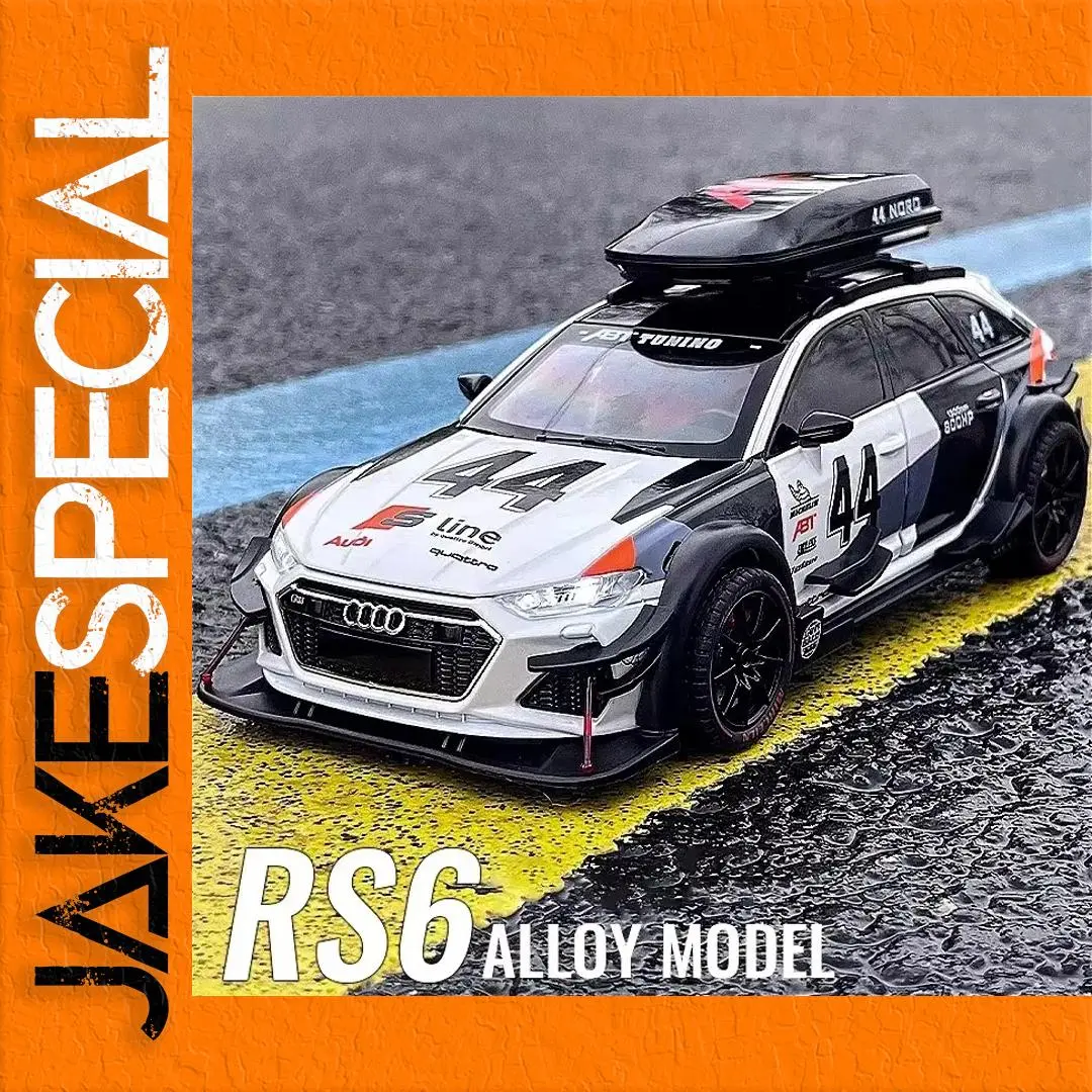 1:24 Scale Audi RS6 Diecast Model with Lights 1 1:24 Scale Audi RS6 Diecast Model with Lights
