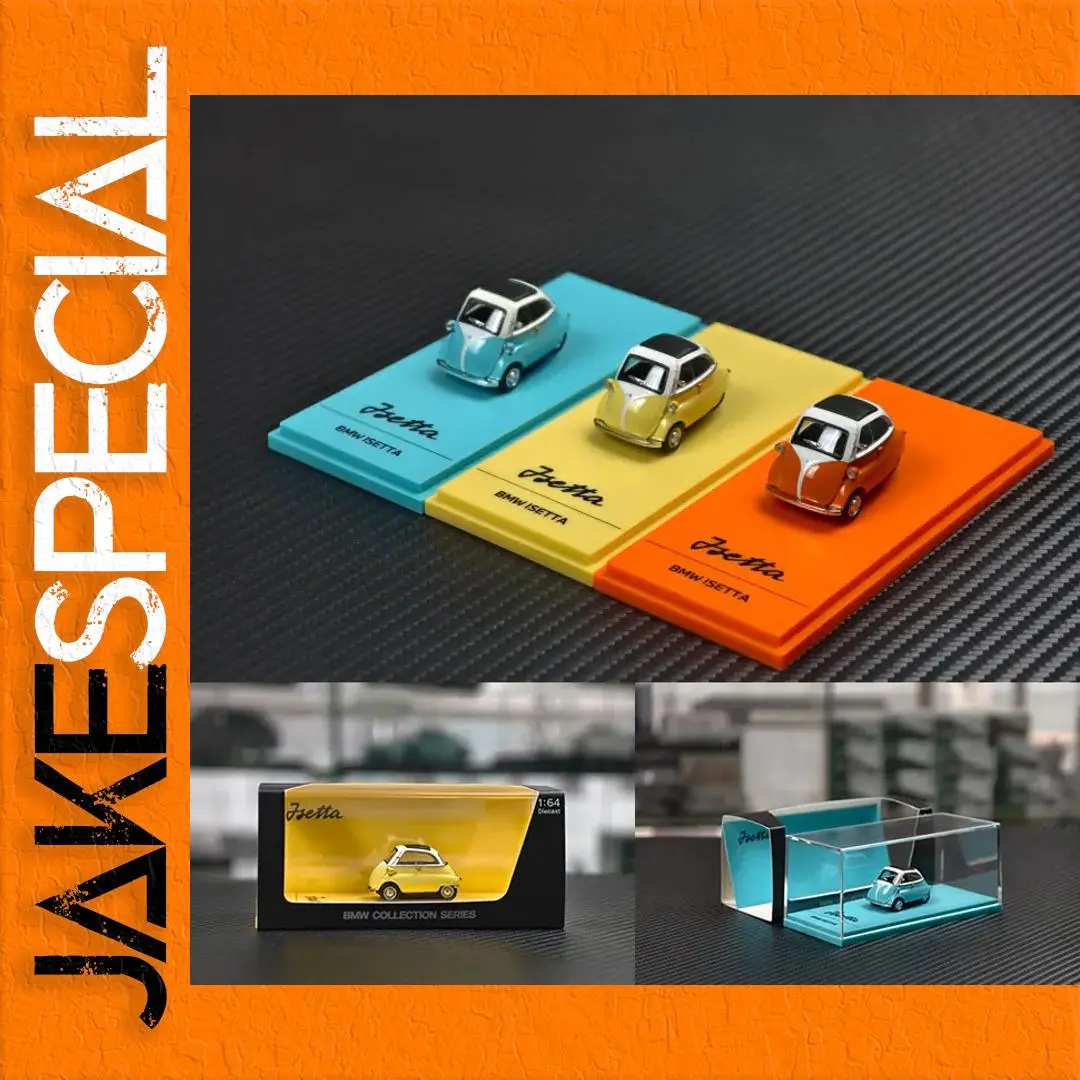Isetta Miniature Car Model Set of Three 1 Isetta Miniature Car Model Set of Three