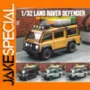 Yellow Land Rover Defender Diecast Model 1/32 Scale