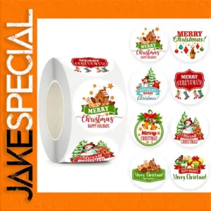 Festive Christmas Sticker Set - 500 Assorted Designs