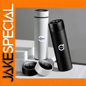 Smart Portable Car Thermos with Digital Temp Display