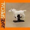 White Custom Pony Model Kit with 515 ABS Bricks