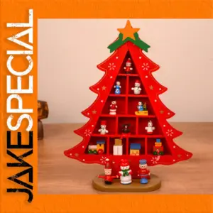 Wooden Christmas Tree Ornament - Multi Size Display