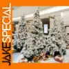 60cm Flocked Artificial Christmas Tree with Warm Lights