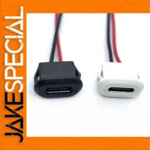 USB Type C 2pin Connector Jack Female 3A