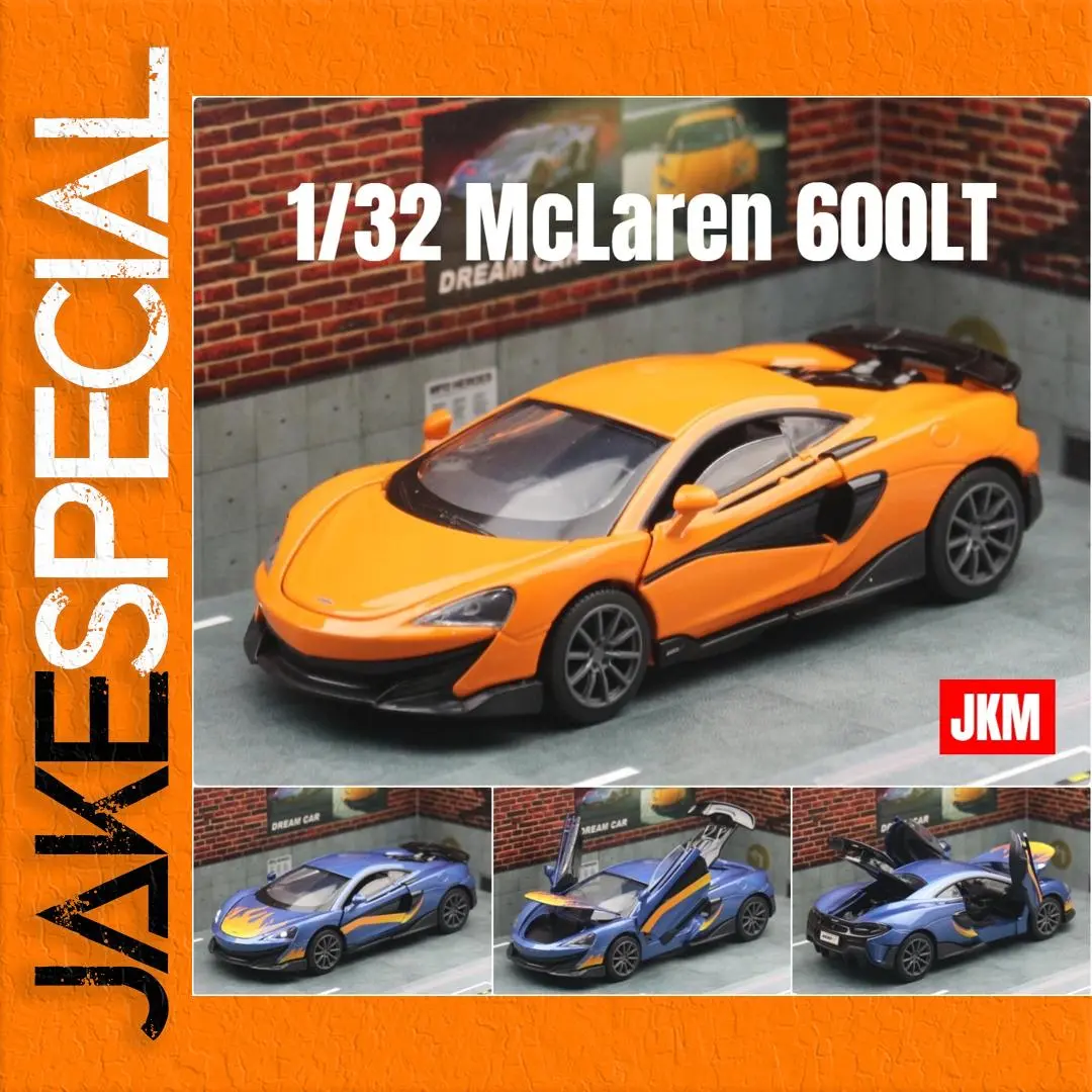 McLaren 600LT Diecast Model 1/32 Scale Orange 1 McLaren 600LT Diecast Model 1/32 Scale Orange