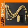 Golden Bullion Wire Military Epaulette Costume