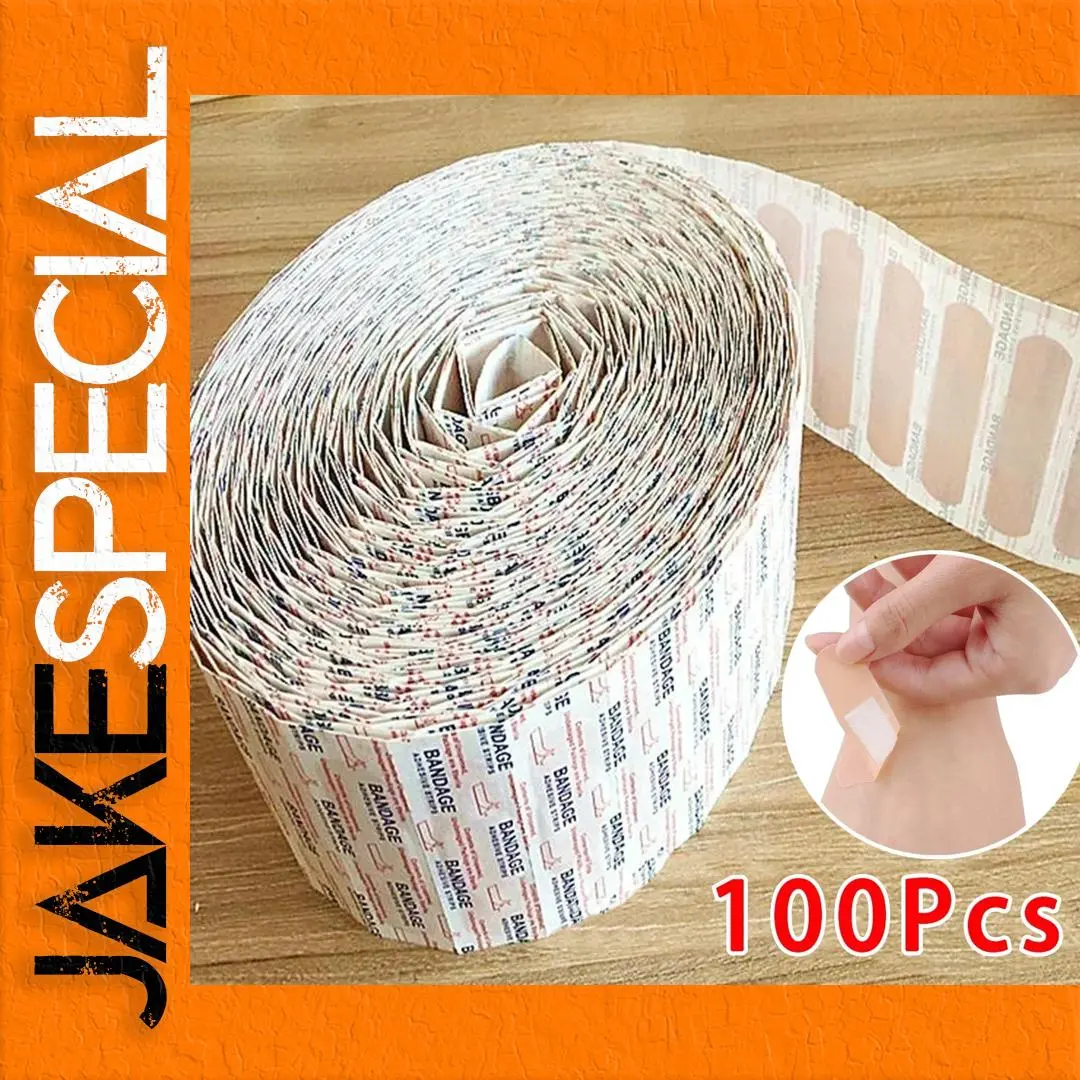 100Pcs Waterproof Breathable Adhesive Plasters 1 100Pcs Waterproof Breathable Adhesive Plasters