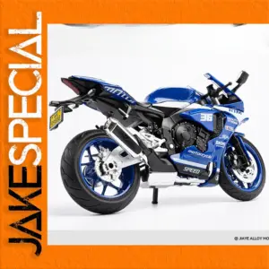 Large 1:9 Scale R1M Diecast Motorcycle Model