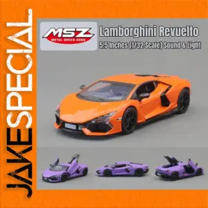 Vibrant Orange Lamborghini Revuelto 1:32 Replica